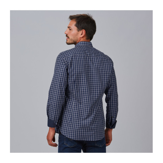 Camisa hombre slim fit cuadros fausto 260025 GARY´S