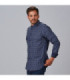 Camisa hombre slim fit cuadros fausto 260025 GARY´S