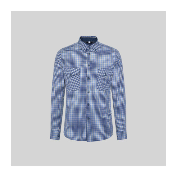 Slim fit foto camicia da uomo Fausto 260025 Gary's