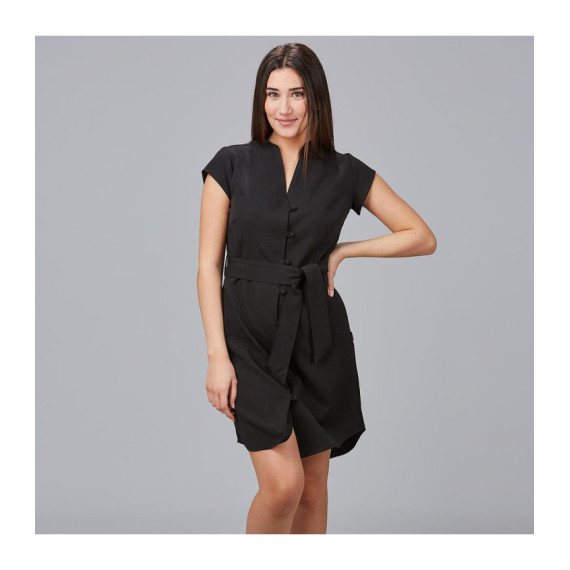 Dress Botton lined vivaz x.linen 550006 Gary's