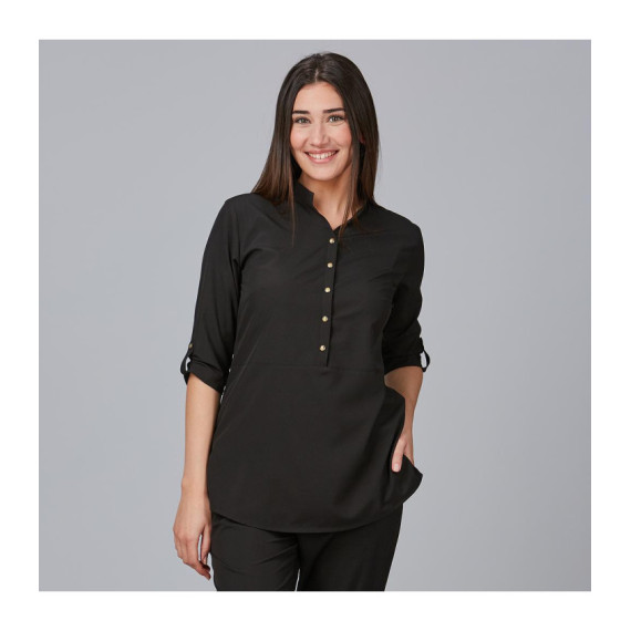 Camicetta con collo donna Mao Vinca 600041 Gary's