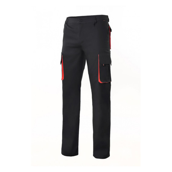 Bicolored pants lined series F103004
