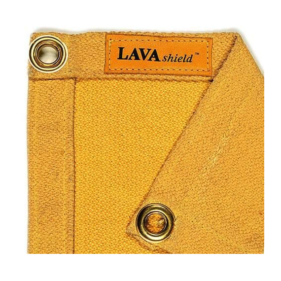Couverture de soudage en fibre de verre d'or 174 x 234 cm ± 550 ° C
