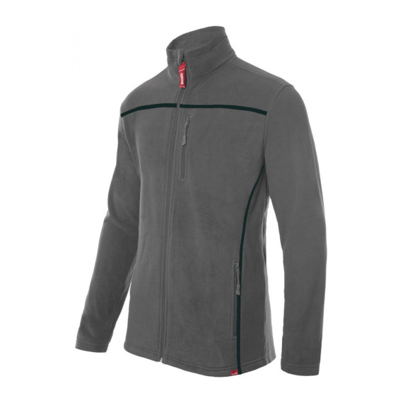 Veste polaire grise de chasse de deux couleurs gris P201502