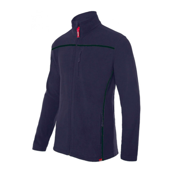 Chaqueta polar azul navy caza bicolor Serie P201502