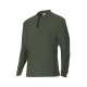 Green Polo Hunting / Bicolor Série de forêt à manches longues P105503