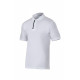Polo white / gray short-sleeved bicolor series P105502