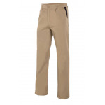 Pantalón beige con pinzas Serie PT349