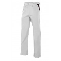 Pantalón blanco con pinzas Serie PT349