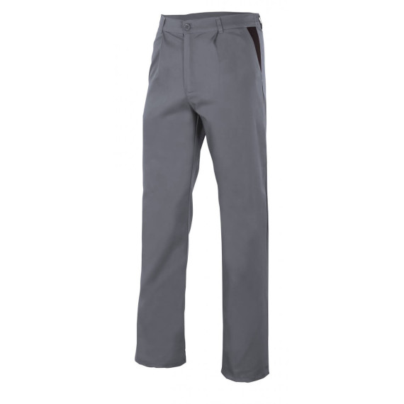 Pantalón gris con pinzas Serie PT349