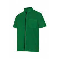 Chemise verte à manches courtes P531 Série