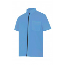 Camisa celeste de manga corta Serie P531