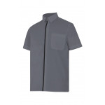 Camicia a manica corta grigia serie P531