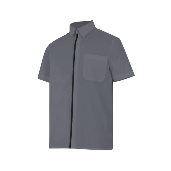Camicia a manica corta grigia serie P531