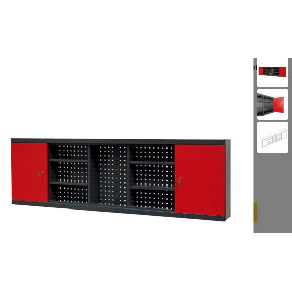 Armadio a muro rosso MODM1200 METALWORKS