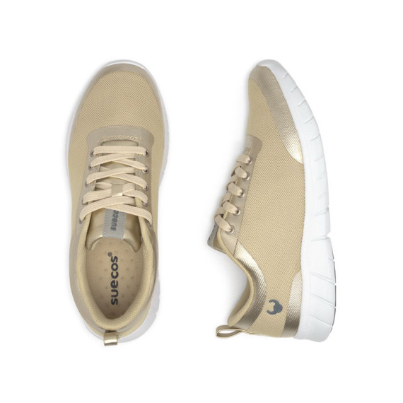 Ergonomischer und leichter Schuh mit verbessertem Fußgewölbe-Support Alma Metallisiert SUECOS