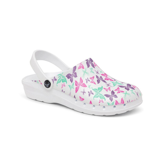 Professioneller Clog mit Löchern, bedruckt LIV EN 20347 ODEN PRINT CLOGS