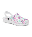 Professional clog with holes printed LIV EN 20347 ODEN PRINT CLOGS