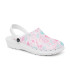 Lightweight medical clogs with Medical Pink print ODEN PRINT CLOGS