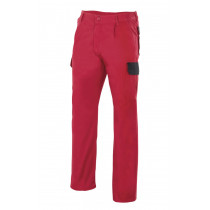 Pantalón rojo multibolsillos Serie PT345