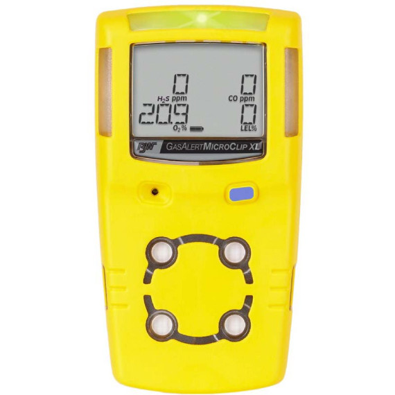 Gas Multigas Gas Denter Gas Alert MicroClipXL (H2S, CO, O2,% LEL GAS) (Ref. McXL-XWHM-Y-EU)