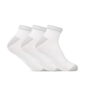 UNISEX White Anklet Sock (3 pares) TX0009
