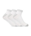 Calzino anklet bianco unisex (3 paia) TX0009