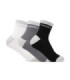 Meia curta mista unissex (3 pares) TX0012