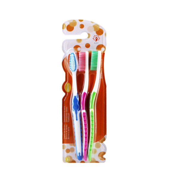 Escova de dentes pro 3x1
