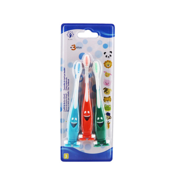 Brosse à dents enfantin 3x1
