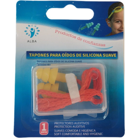 Plugues de silicone para orelhas (1 par)