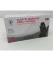 Gants en latex noir sans poussière (100 UNDS Box)