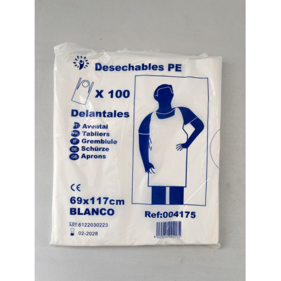 Tablier jetable en polyéthylène ALBA