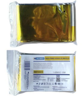 Gold and silver thermal blanket