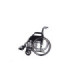 Fauteuil roulant pliant en acier