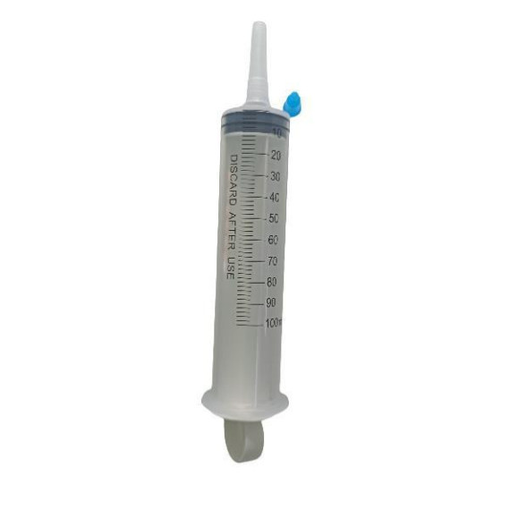 Seringues avec 100 ml Tip de cathéter (paquet de 25 UNDS)