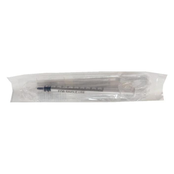 Seringues de 3 corps Tuberculin avec des cônes d'aiguille Downtown Luer 1ml (pack de 100 UNDS)