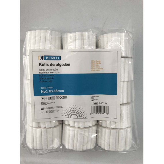 Rouleaux de coton dentaire