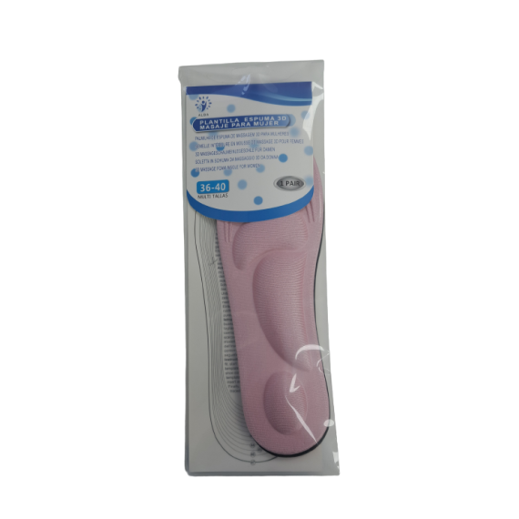 3D Foam Template for Women Size 36-40 (1 Pair)