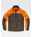 Workshell de jaqueta combinado manga ranglan workteam s8631
