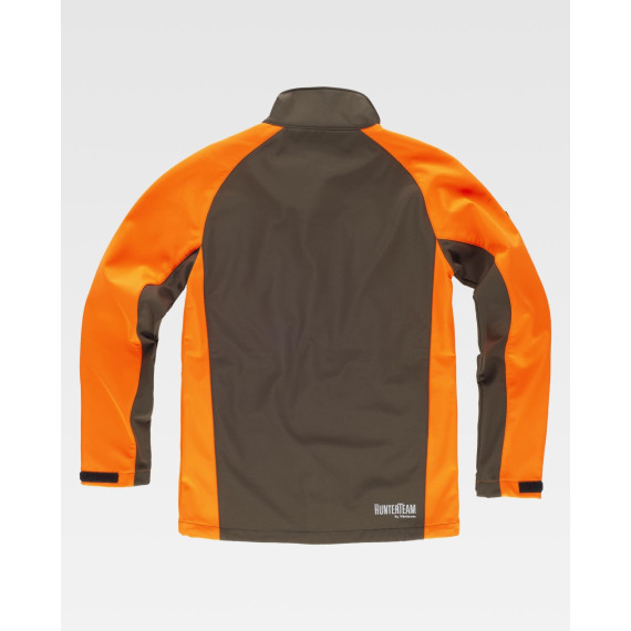 Chaqueta Workshell combinada de manga ranglan WORKTEAM S8632