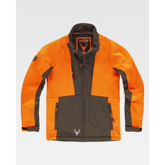 Chaqueta Workshell combinada de manga ranglan WORKTEAM S8632