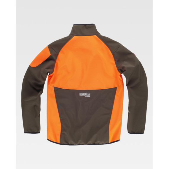 WorkShell Jacket Combined with High Neck and Blocking Interior Workteam S8633