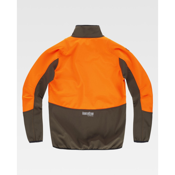 Chaqueta Workshell combinada de manga ranglan WORKTEAM S8634