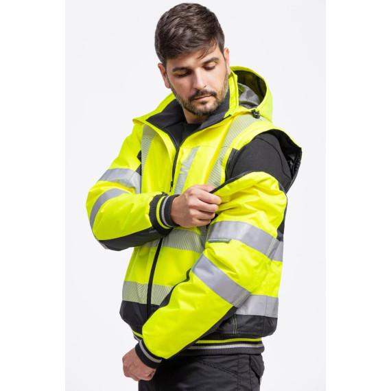 Piloto acolchada e impermeable en tejido Oxford C3535 WORKTEAM