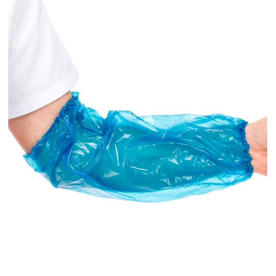 Manchon PE bleu 40x20cm, sac 100 unités SAFETOP
