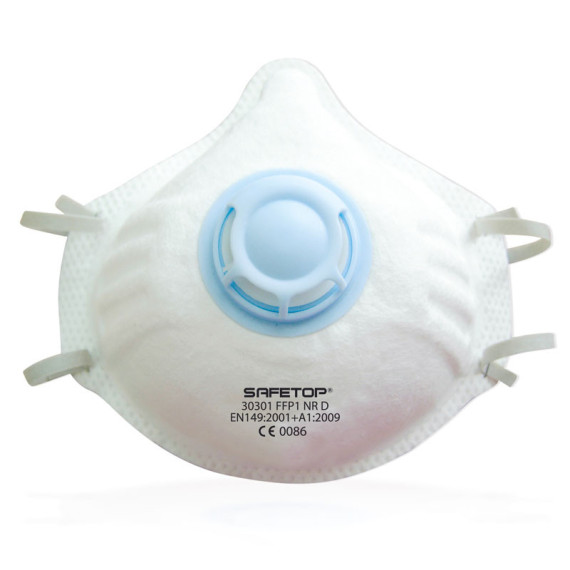 Preformed Mask with FFP1 Valve NR D Safetop