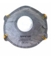 Mascarilla con carbón activo y válvula FFP2 NR serie EMÉ SAFETOP