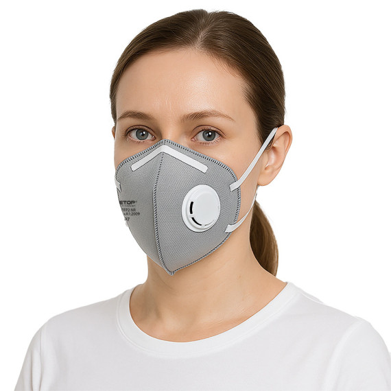 Mascarilla plegable vertical carbón FFP2 NR serie EMÉ SAFETOP