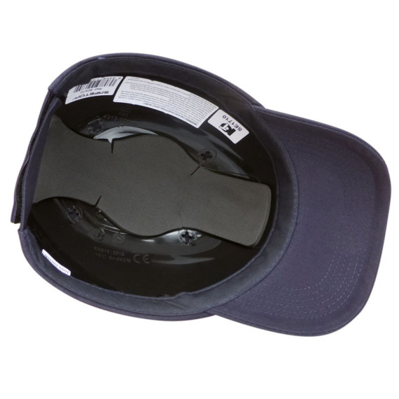 Casco sportivo in cotone visor-cotone, safetopet EN812